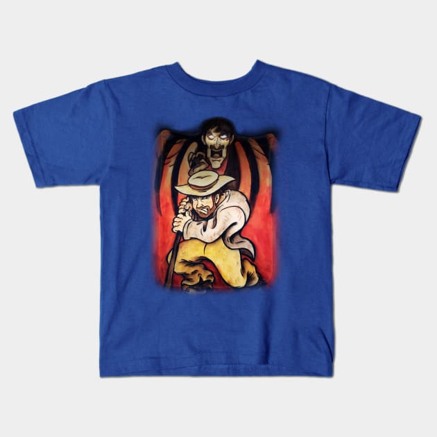 Poster Of Character Kids T-Shirt by ChuraMan